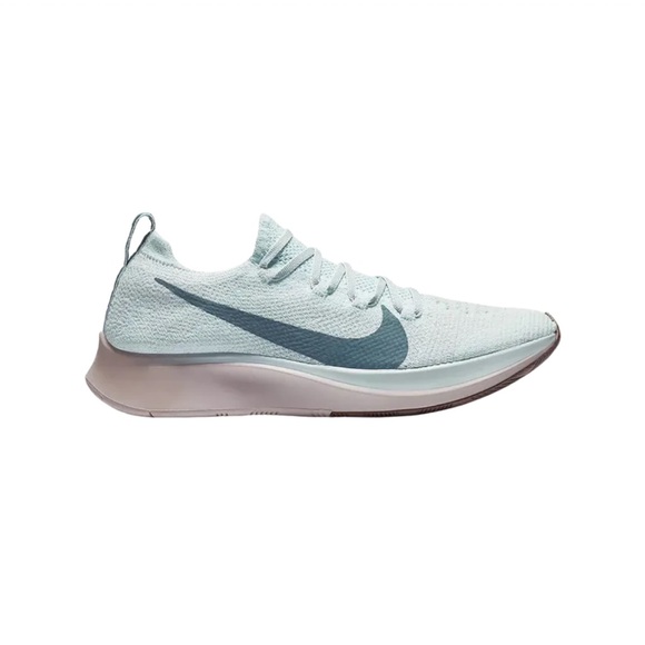 NWT Nike Zoom Fly Flyknit Women’s Sneakers in Glacier Blue Teal 7.5 AR4562-444 - Picture 5 of 11